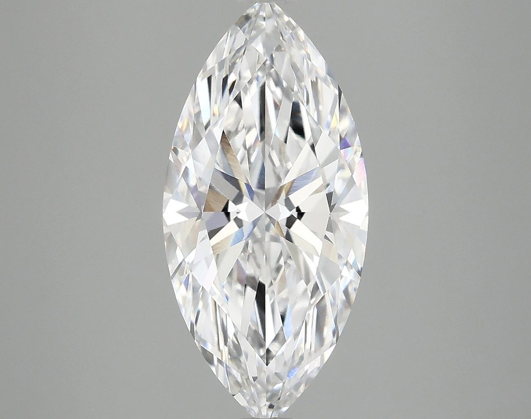 3.03 Carat Marquise Shaped Excellent Cut VVS2 IGI Certified Lab Grown Diamond