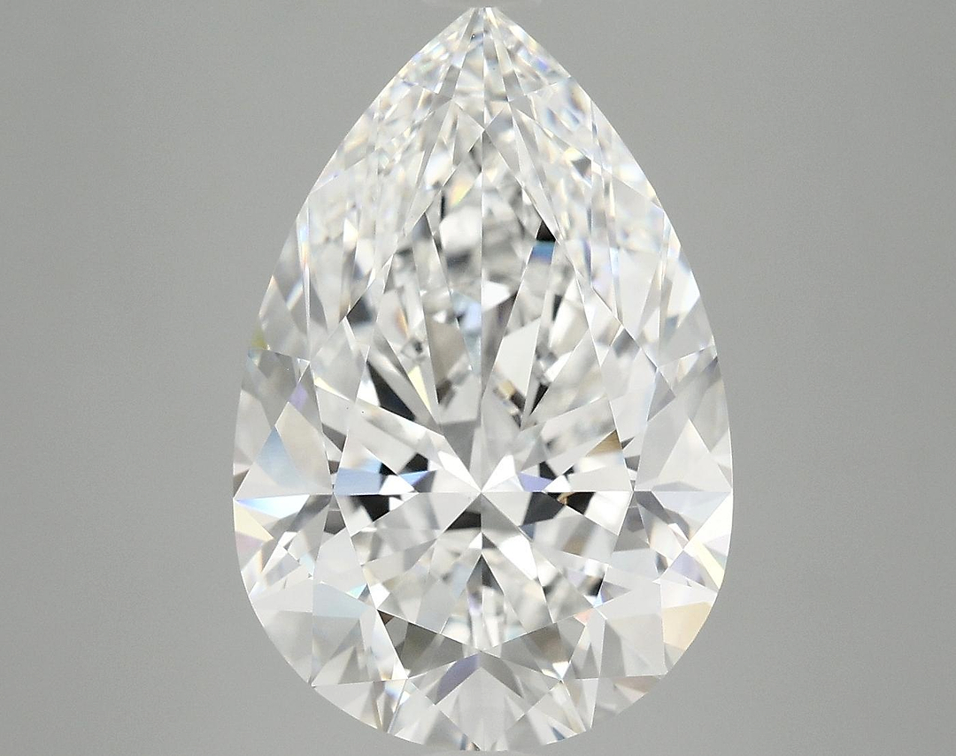 7.22 Carat Pear Shaped Excellent Cut VVS2 IGI Certified Lab Grown Diamond