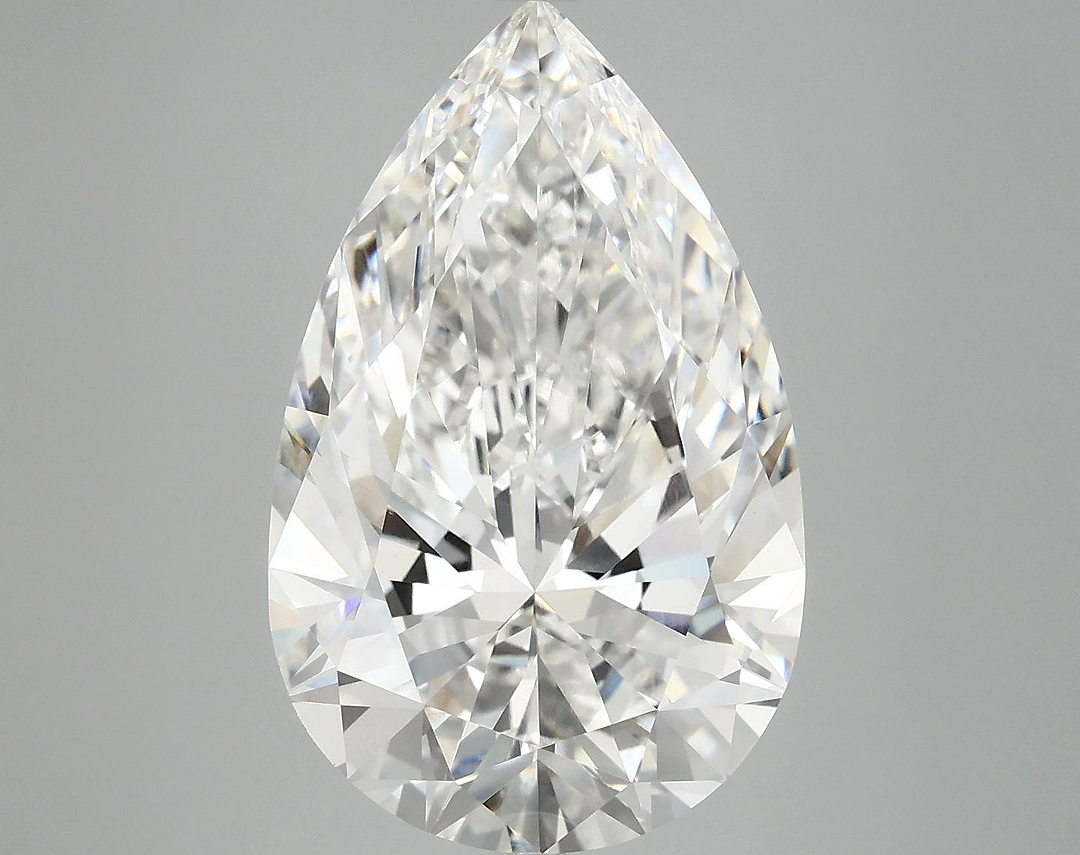 7.17 Carat Pear Shaped Ideal Cut VVS2 IGI Certified Lab Grown Diamond