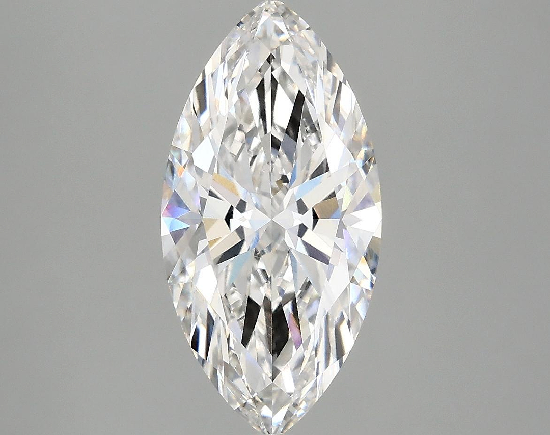 2.51 Carat Marquise Shaped Ideal Cut VVS2 IGI Certified Lab Grown Diamond