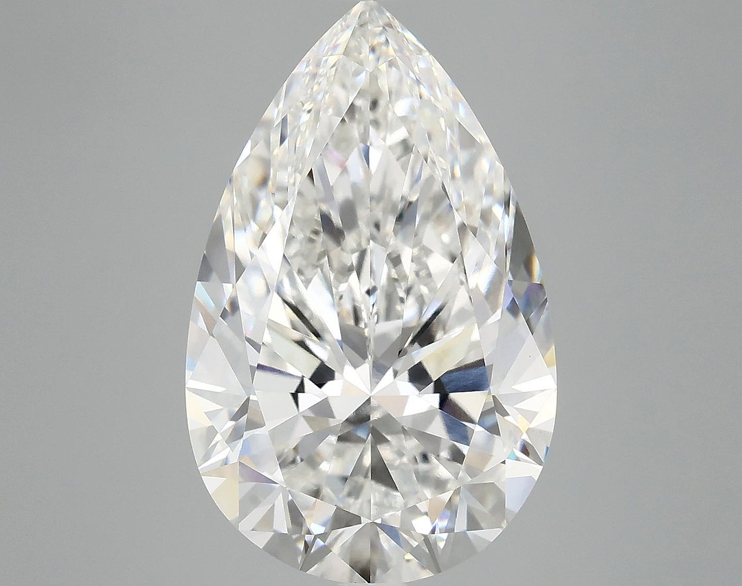 7.34 Carat Pear Shaped Ideal Cut VS1 IGI Certified Lab Grown Diamond