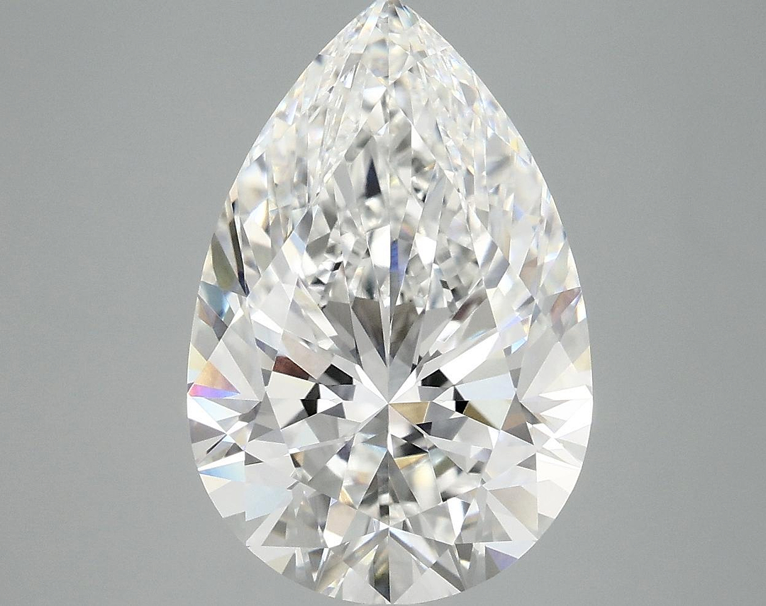 5.06 Carat Pear Shaped Excellent Cut VVS2 IGI Certified Lab Grown Diamond