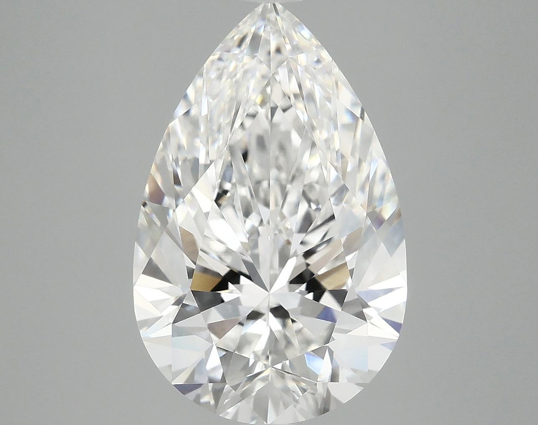 4.8 Carat Pear Shaped Ideal Cut VVS2 IGI Certified Lab Grown Diamond