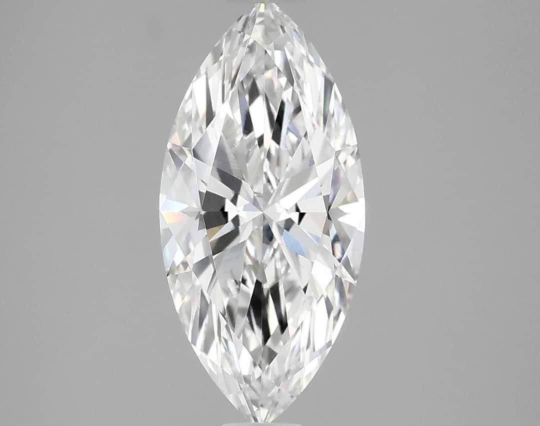 1.9 Carat Marquise Shaped Excellent Cut VS1 IGI Certified Lab Grown Diamond
