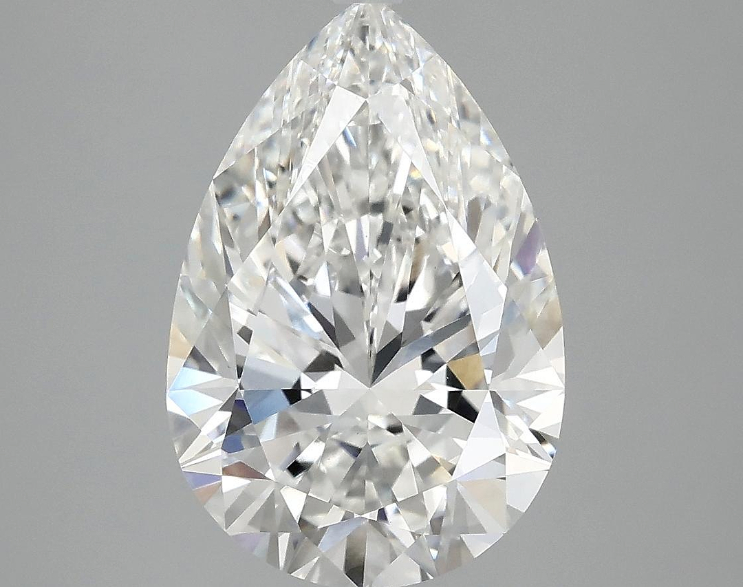 3.78 Carat Pear Shaped Excellent Cut VS1 IGI Certified Lab Grown Diamond