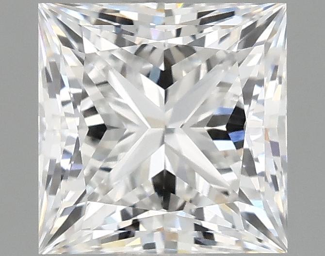 1.58 Carat Princess Shaped Ideal Cut VVS2 IGI Certified Lab Grown Diamond