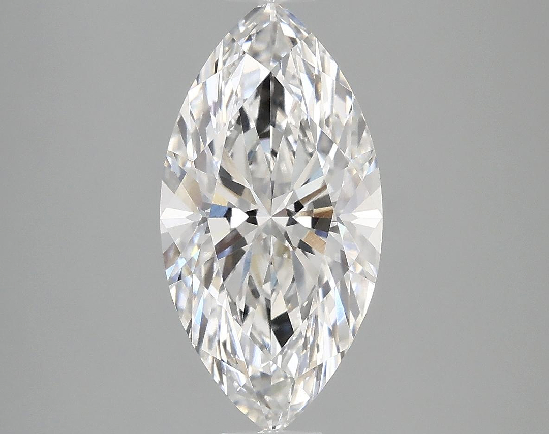 2.55 Carat Marquise Shaped Ideal Cut VVS2 IGI Certified Lab Grown Diamond