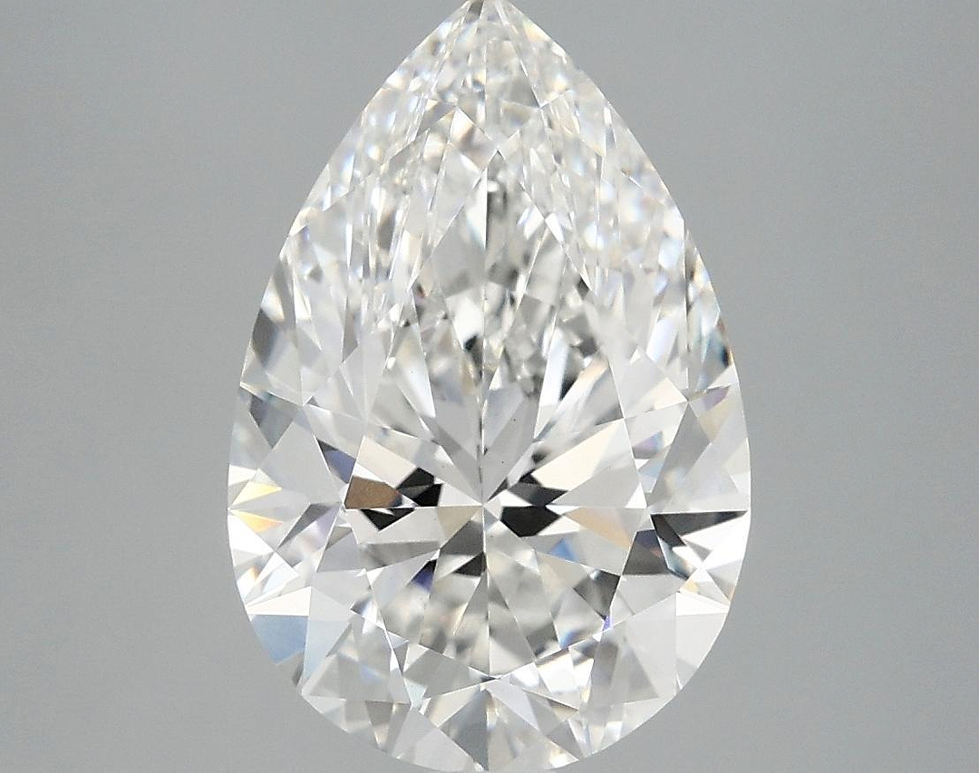 4.0 Carat Pear Shaped Excellent Cut VVS2 IGI Certified Lab Grown Diamond