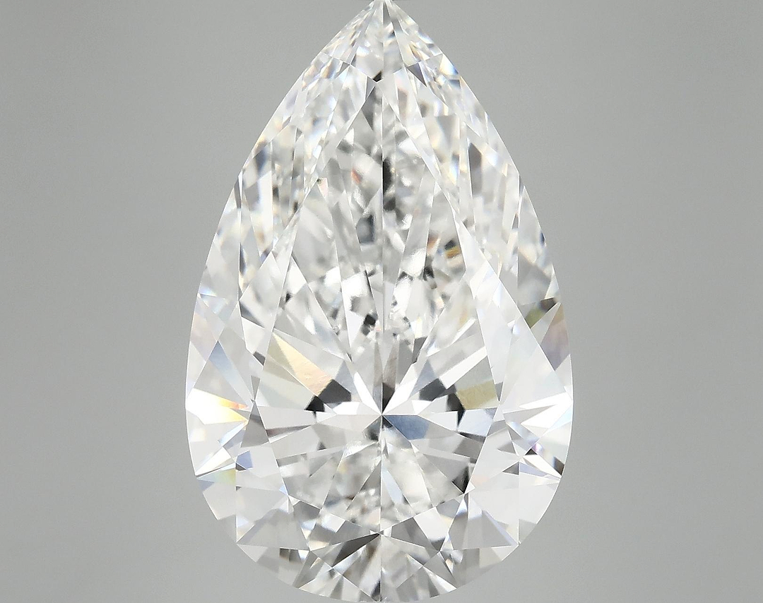 10.11 Carat Pear Shaped Ideal Cut VVS2 IGI Certified Lab Grown Diamond
