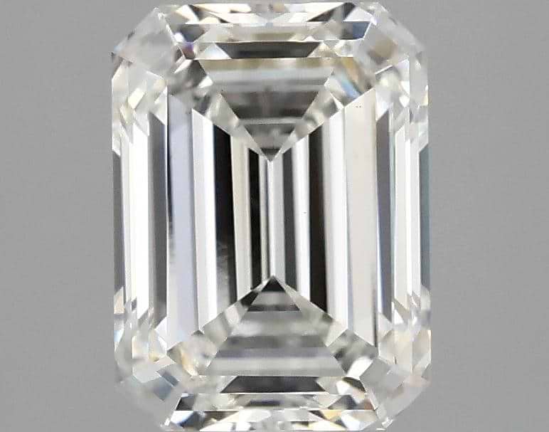 2.56 Carat Emerald Shaped Excellent Cut VS1 IGI Certified Lab Grown Diamond