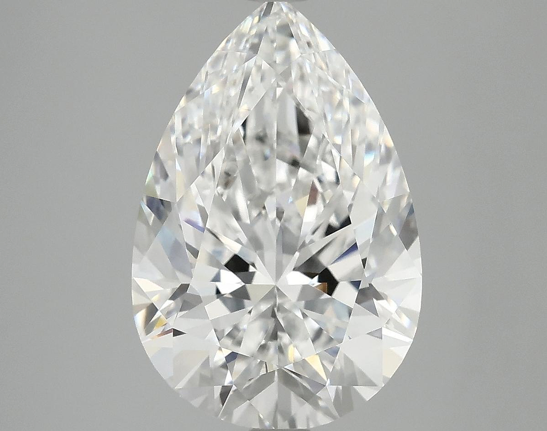 5.07 Carat Pear Shaped Excellent Cut VVS2 IGI Certified Lab Grown Diamond