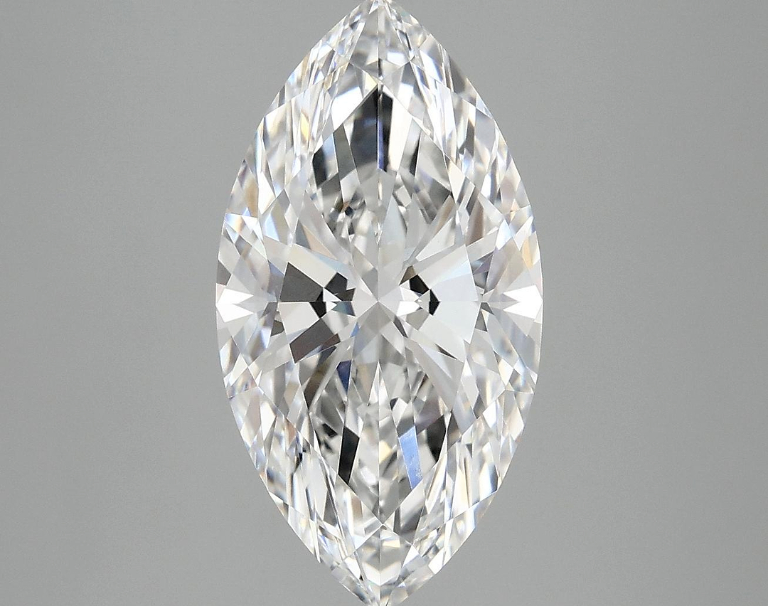 4.01 Carat Marquise Shaped Excellent Cut VVS2 IGI Certified Lab Grown Diamond