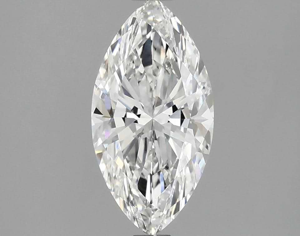 1.51 Carat Marquise Shaped Ideal Cut VVS2 IGI Certified Lab Grown Diamond