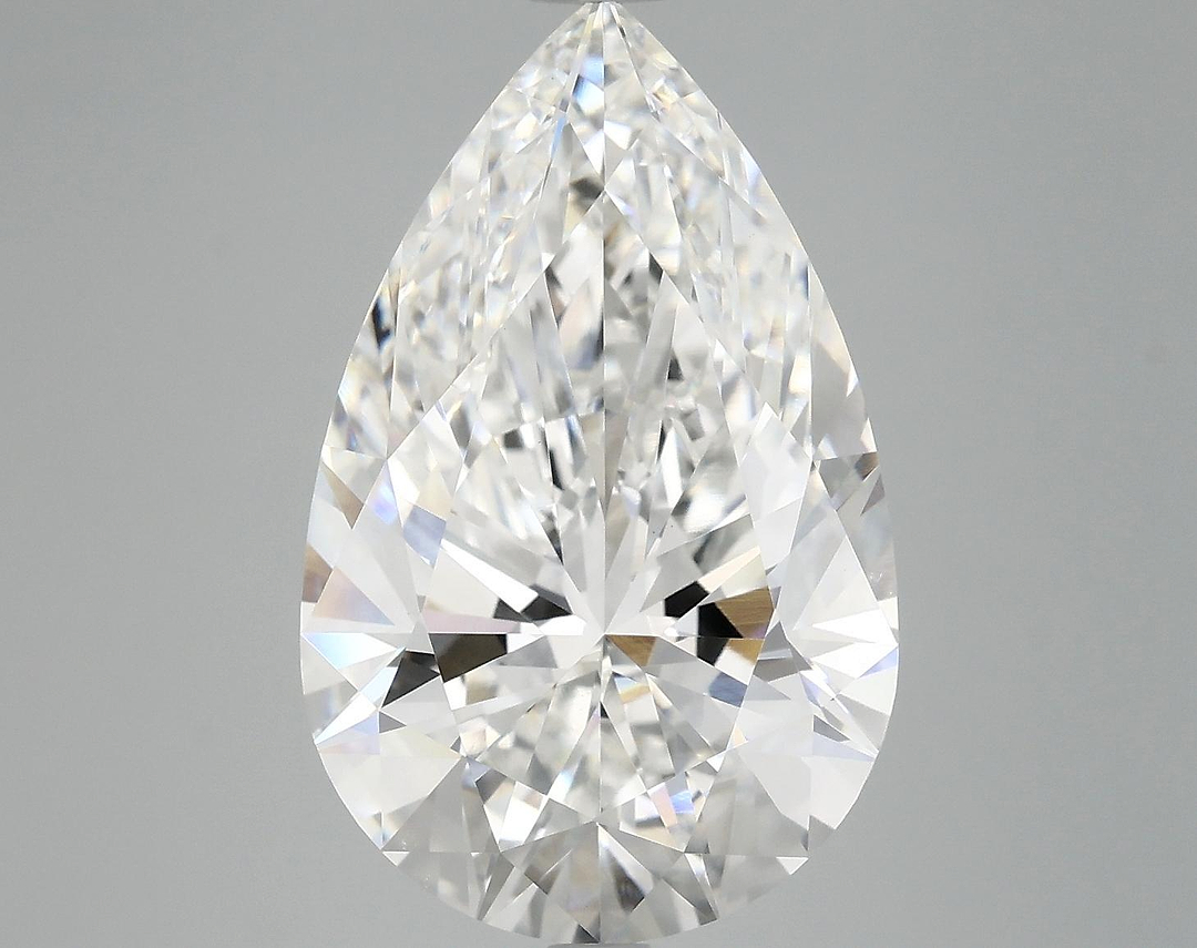 7.01 Carat Pear Shaped Ideal Cut VVS2 IGI Certified Lab Grown Diamond