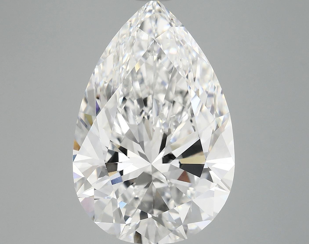 7.14 Carat Pear Shaped Excellent Cut VVS2 IGI Certified Lab Grown Diamond