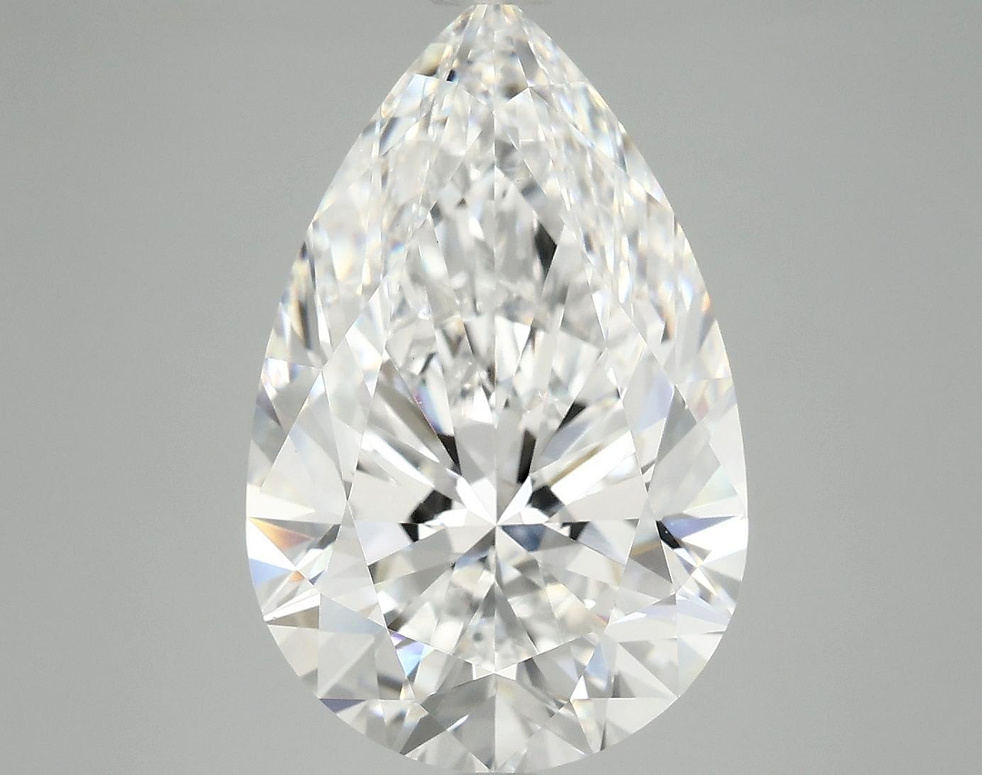7.04 Carat Pear Shaped Ideal Cut VVS2 IGI Certified Lab Grown Diamond