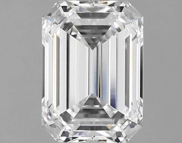 1.03 Carat Emerald Shaped Ideal Cut VVS2 IGI Certified Lab Grown Diamond
