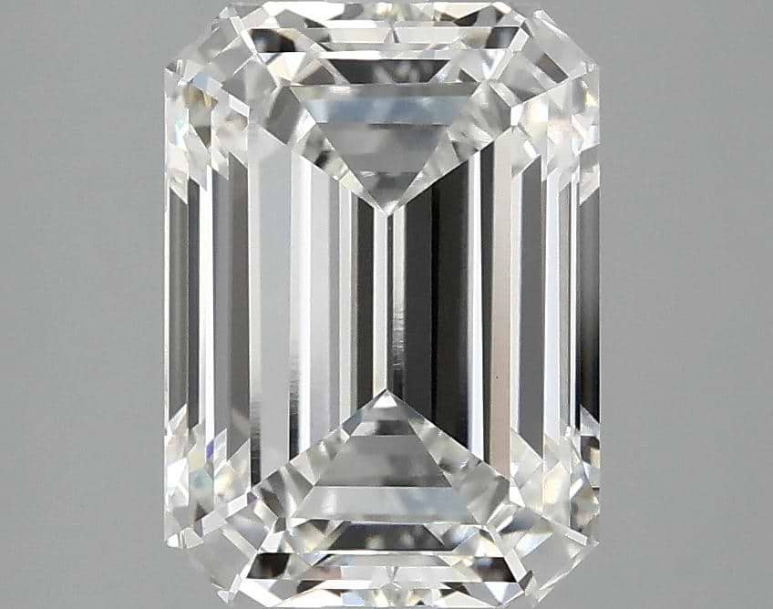 3.17 Carat Emerald Shaped Excellent Cut VVS2 IGI Certified Lab Grown Diamond