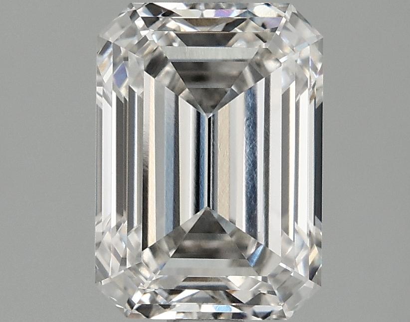 2.1 Carat Emerald Shaped Ideal Cut VVS2 IGI Certified Lab Grown Diamond