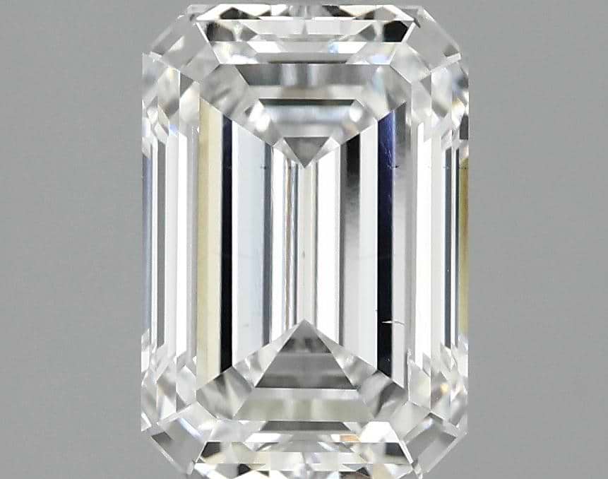 1.93 Carat Emerald Shaped Ideal Cut VS2 IGI Certified Lab Grown Diamond
