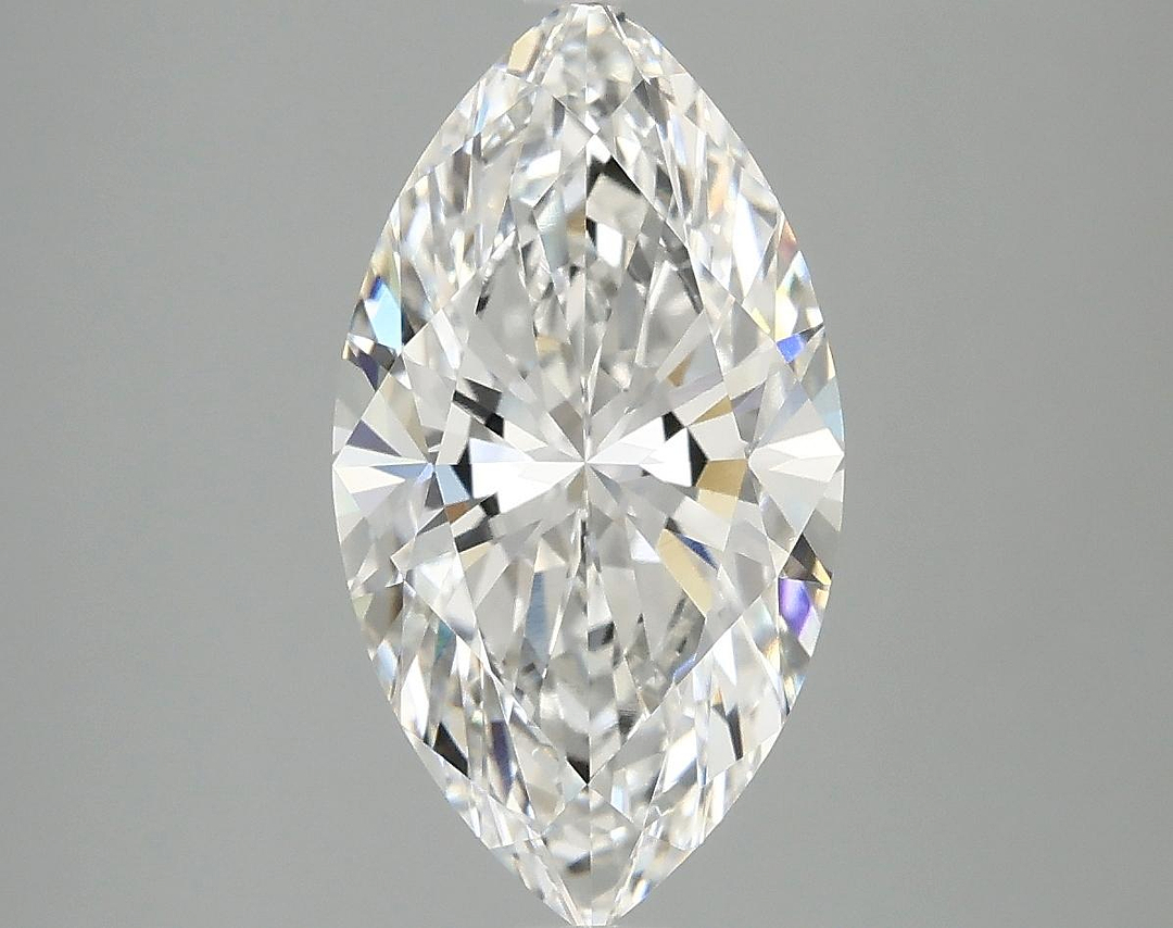 3.05 Carat Marquise Shaped Excellent Cut VVS2 IGI Certified Lab Grown Diamond