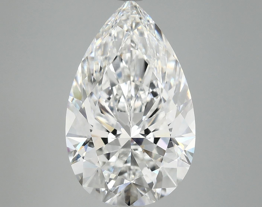 7.07 Carat Pear Shaped Ideal Cut VVS2 IGI Certified Lab Grown Diamond