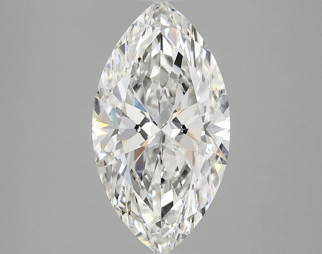 2.5 Carat Marquise Shaped Excellent Cut VVS2 IGI Certified Lab Grown Diamond