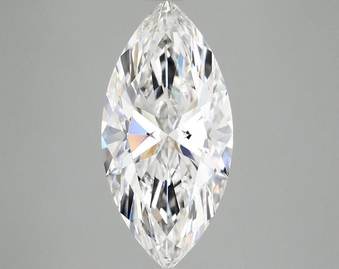 3.18 Carat Marquise Shaped Excellent Cut VVS2 IGI Certified Lab Grown Diamond