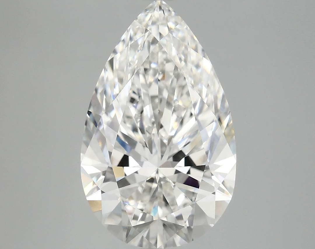 4.06 Carat Pear Shaped Ideal Cut VVS2 IGI Certified Lab Grown Diamond