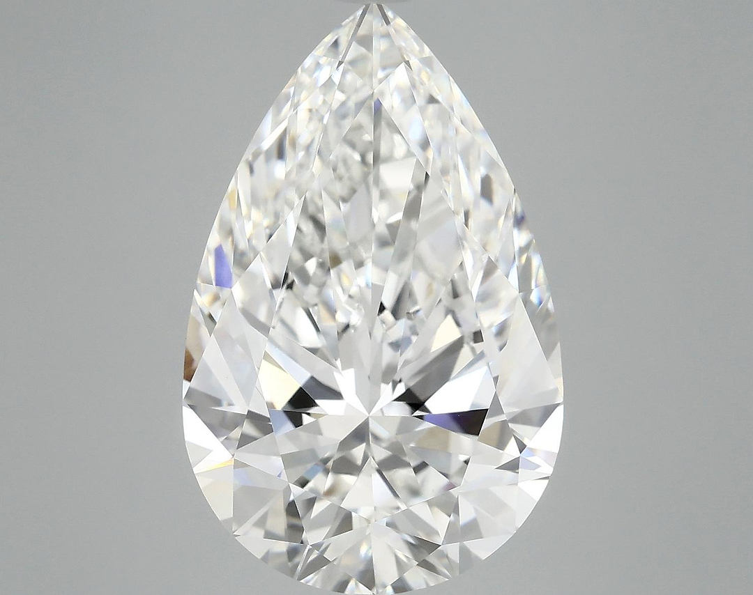 7.02 Carat Pear Shaped Ideal Cut VVS2 IGI Certified Lab Grown Diamond