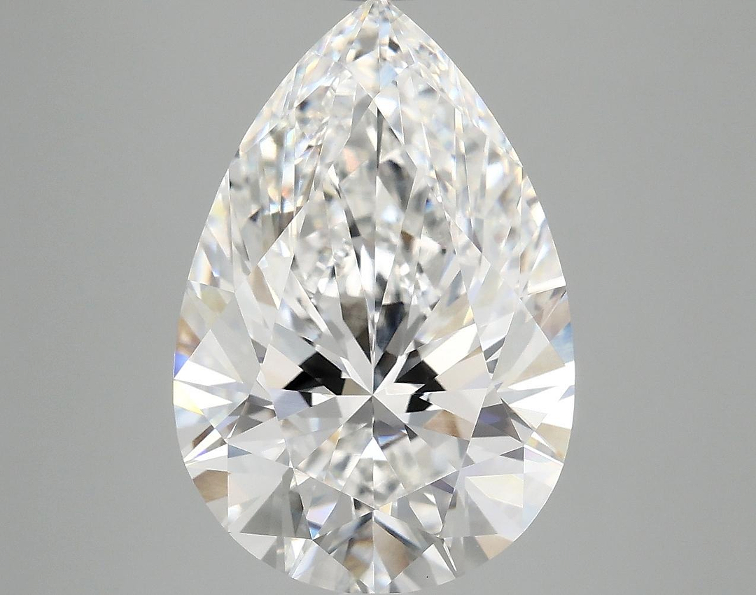 5.69 Carat Pear Shaped Excellent Cut VVS2 IGI Certified Lab Grown Diamond