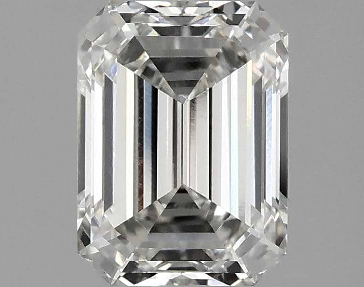2.06 Carat Emerald Shaped Excellent Cut VVS2 IGI Certified Lab Grown Diamond