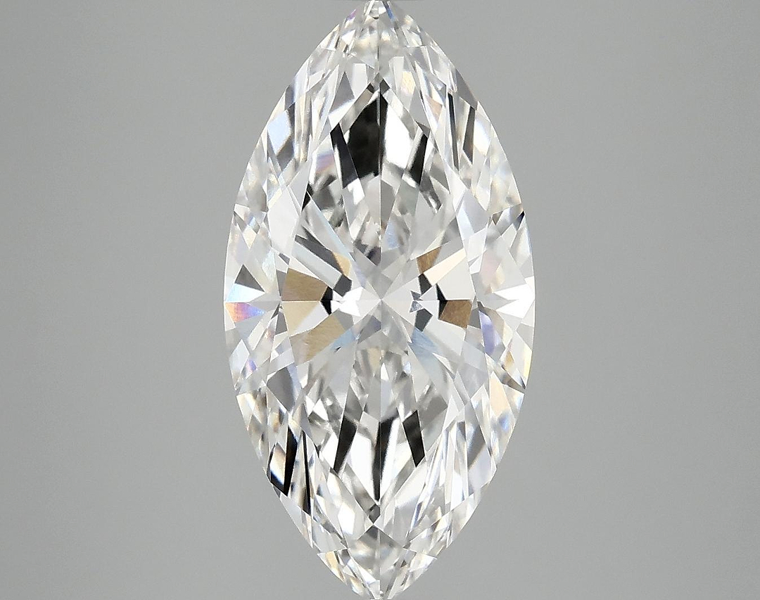 3.68 Carat Marquise Shaped Ideal Cut VVS2 IGI Certified Lab Grown Diamond