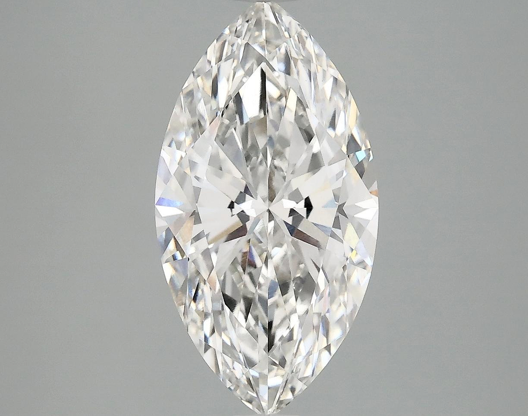 3.09 Carat Marquise Shaped Excellent Cut VVS2 IGI Certified Lab Grown Diamond