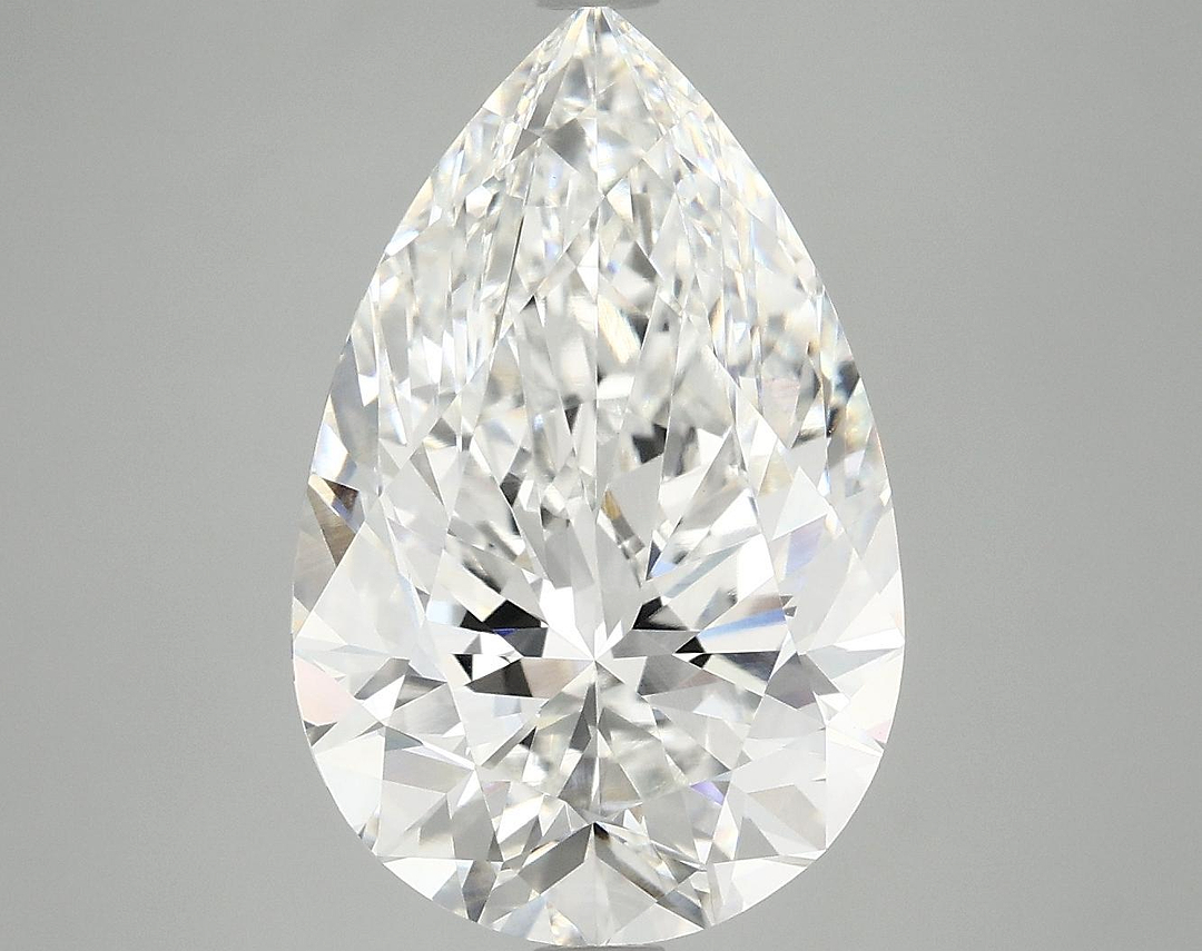 6.2 Carat Pear Shaped Ideal Cut VVS2 IGI Certified Lab Grown Diamond