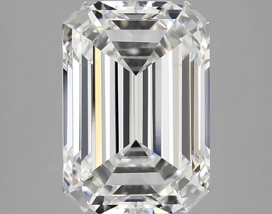 3.54 Carat Emerald Shaped Ideal Cut VS1 IGI Certified Lab Grown Diamond