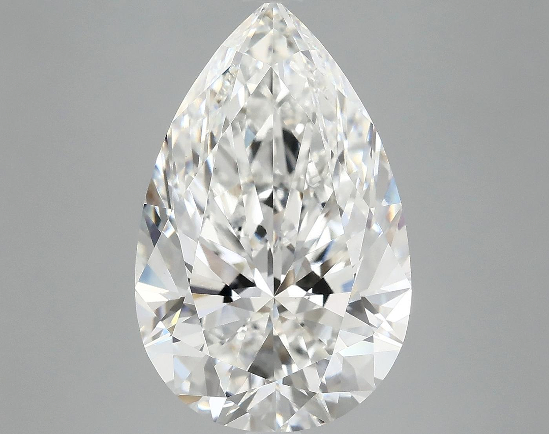 7.17 Carat Pear Shaped Ideal Cut VVS2 IGI Certified Lab Grown Diamond