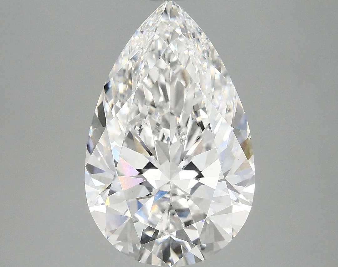 3.89 Carat Pear Shaped Ideal Cut VS1 IGI Certified Lab Grown Diamond