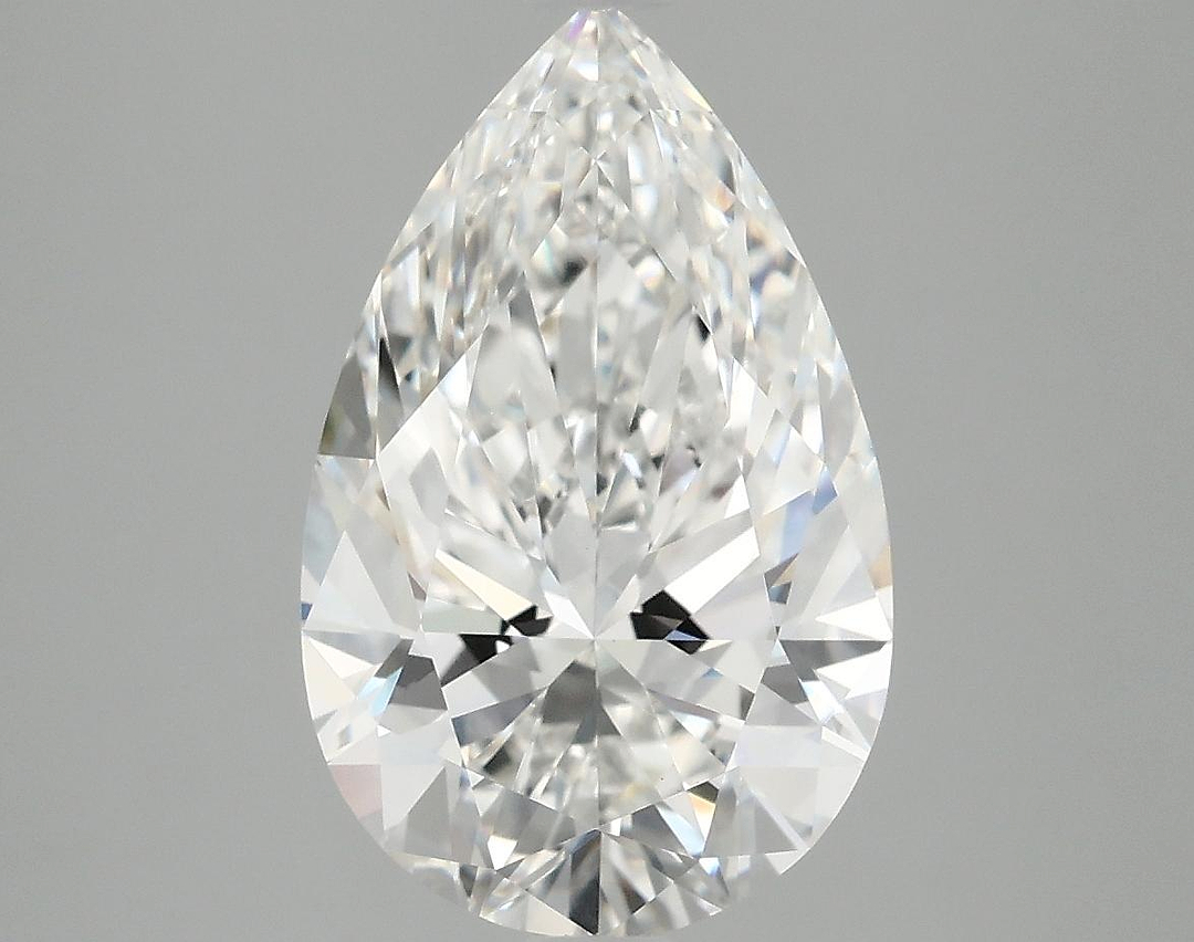 4.08 Carat Pear Shaped Ideal Cut VVS2 IGI Certified Lab Grown Diamond