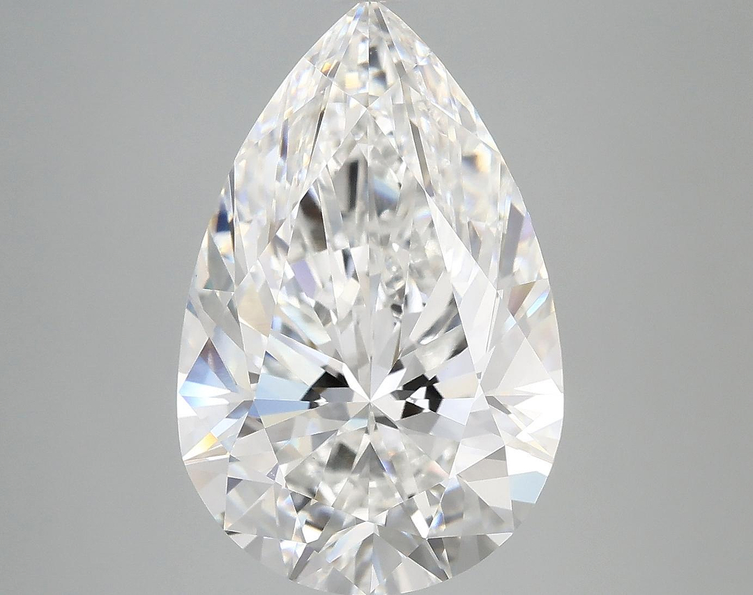 7.14 Carat Pear Shaped Ideal Cut VVS2 IGI Certified Lab Grown Diamond