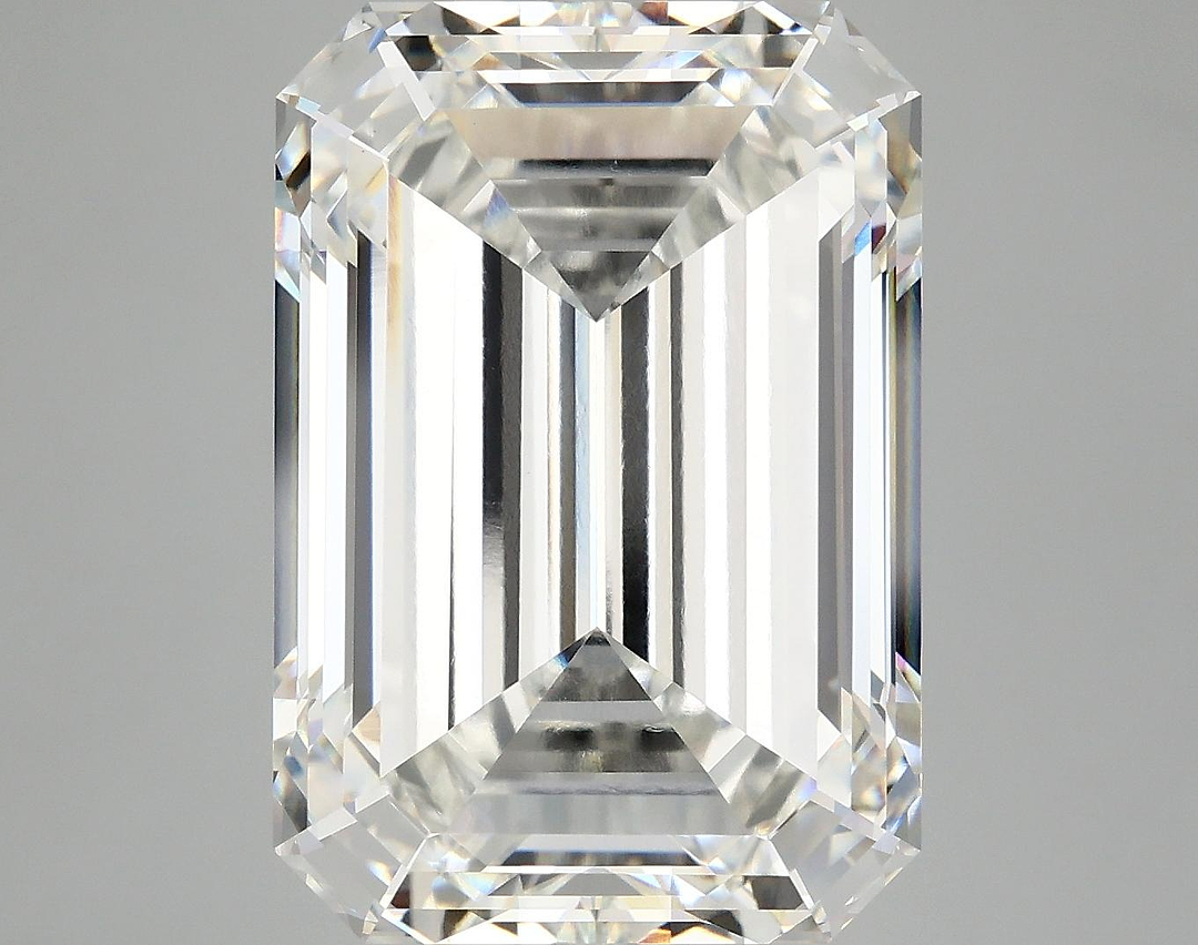 12.68 Carat Emerald Shaped Ideal Cut VVS2 IGI Certified Lab Grown Diamond