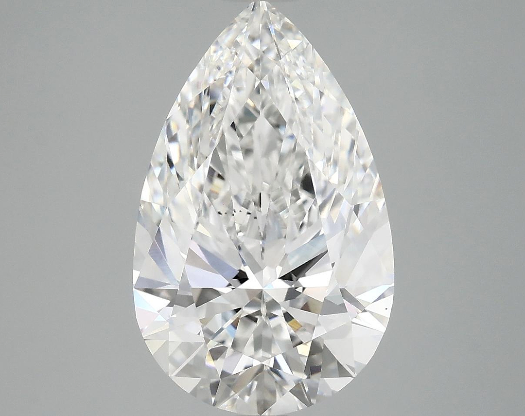 4.05 Carat Pear Shaped Ideal Cut VS1 IGI Certified Lab Grown Diamond