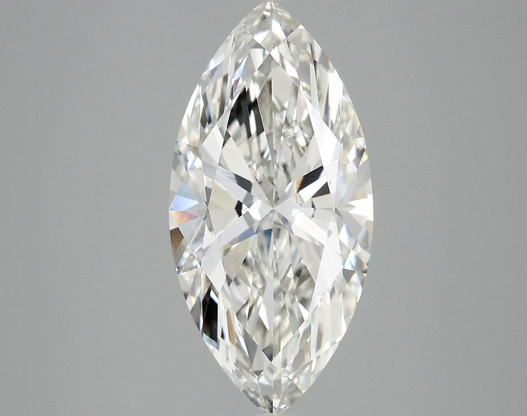 3.03 Carat Marquise Shaped Excellent Cut VVS2 IGI Certified Lab Grown Diamond