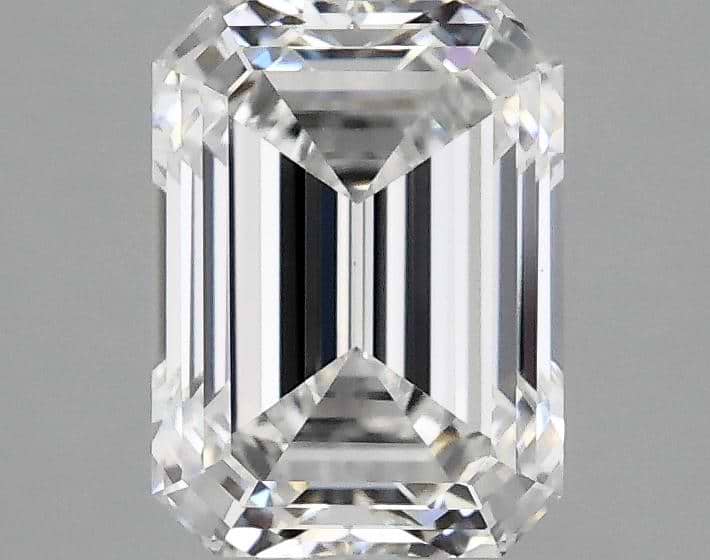 2.1 Carat Emerald Shaped Excellent Cut VS1 IGI Certified Lab Grown Diamond