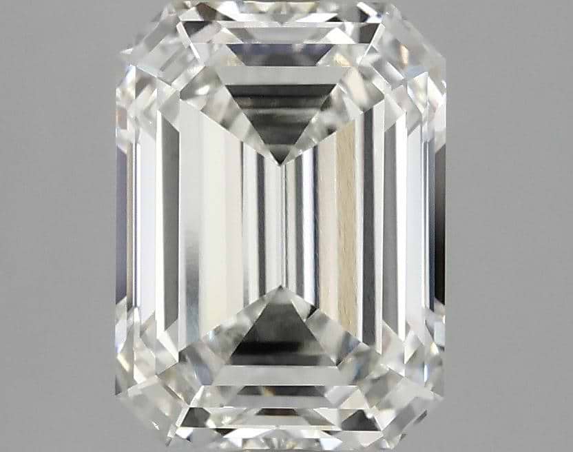 3.21 Carat Emerald Shaped Excellent Cut VVS2 IGI Certified Lab Grown Diamond