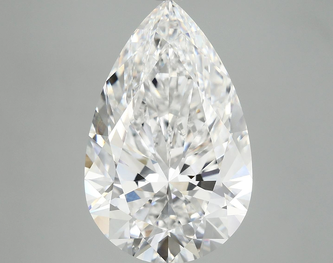 7.77 Carat Pear Shaped Ideal Cut VVS2 IGI Certified Lab Grown Diamond