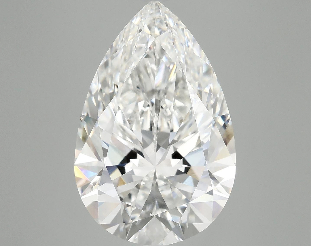 7.22 Carat Pear Shaped Excellent Cut VVS2 IGI Certified Lab Grown Diamond