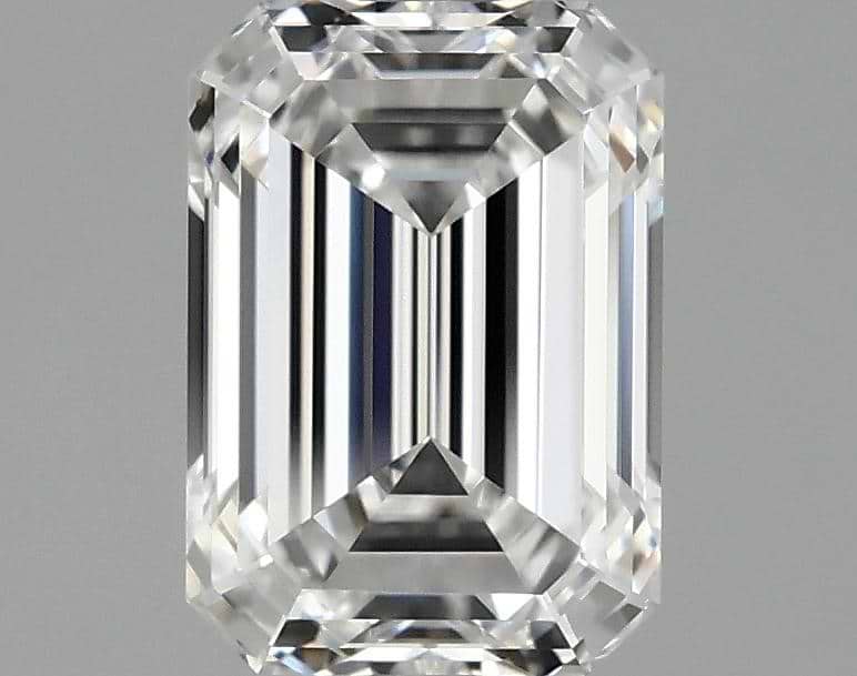 1.1 Carat Emerald Shaped Ideal Cut VVS1 IGI Certified Lab Grown Diamond