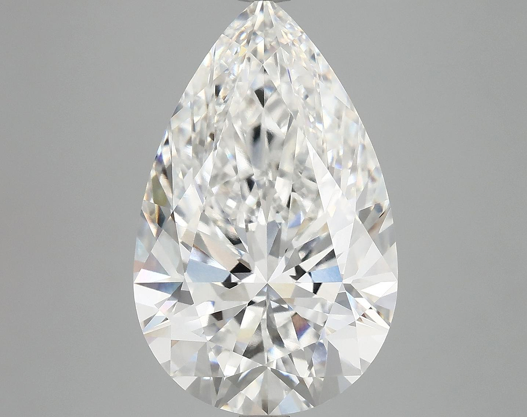 7.23 Carat Pear Shaped Ideal Cut VVS2 IGI Certified Lab Grown Diamond