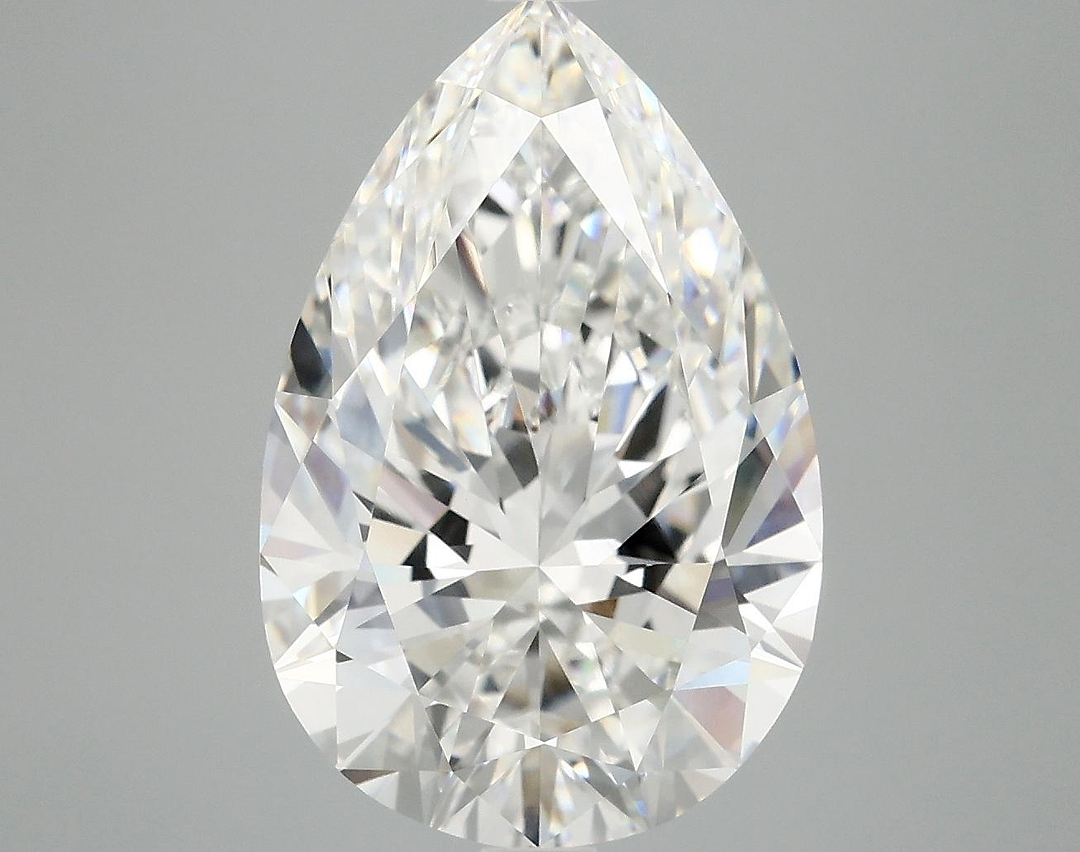 6.2 Carat Pear Shaped Excellent Cut VVS2 IGI Certified Lab Grown Diamond